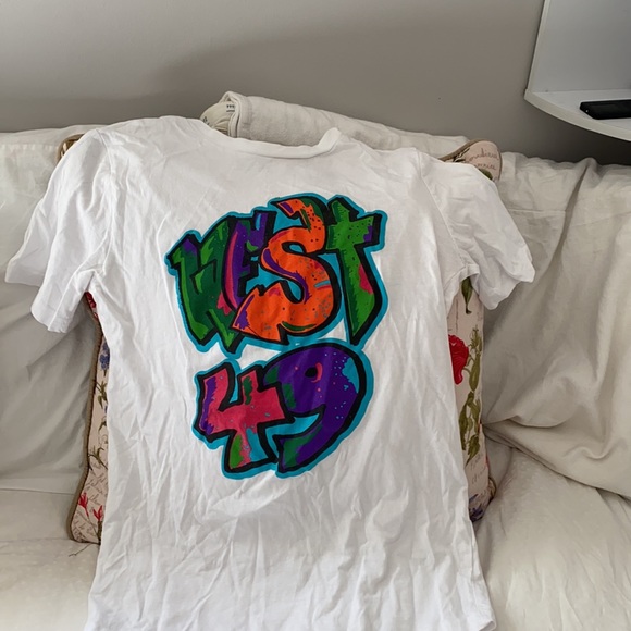 Vintage graphic graphite west 49 tee - Picture 2 of 2